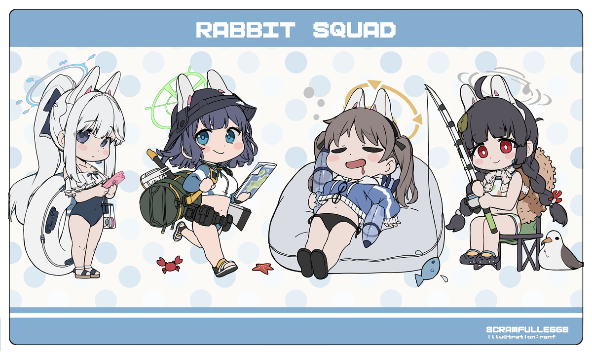 RBBIT小隊プレイマット！