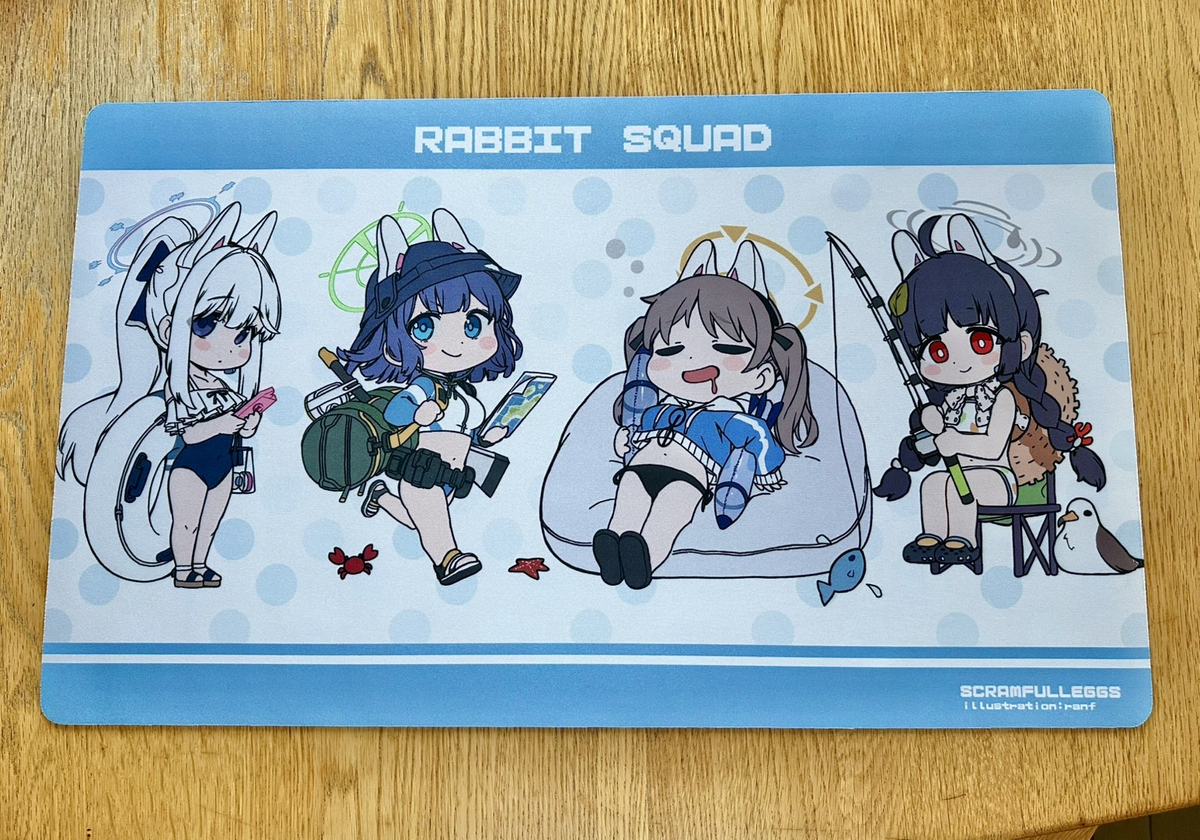 RBBIT小隊プレイマット！