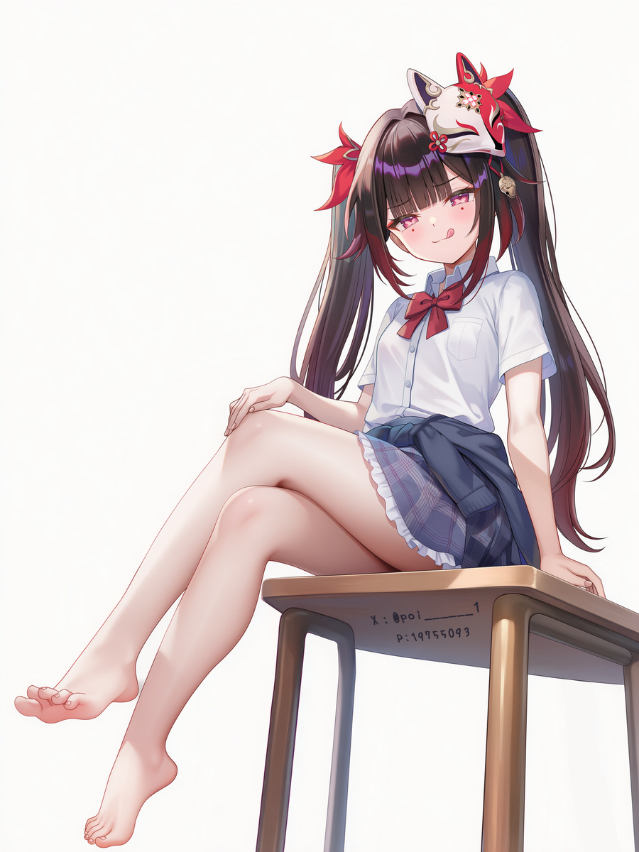 花火吐了吐舌头