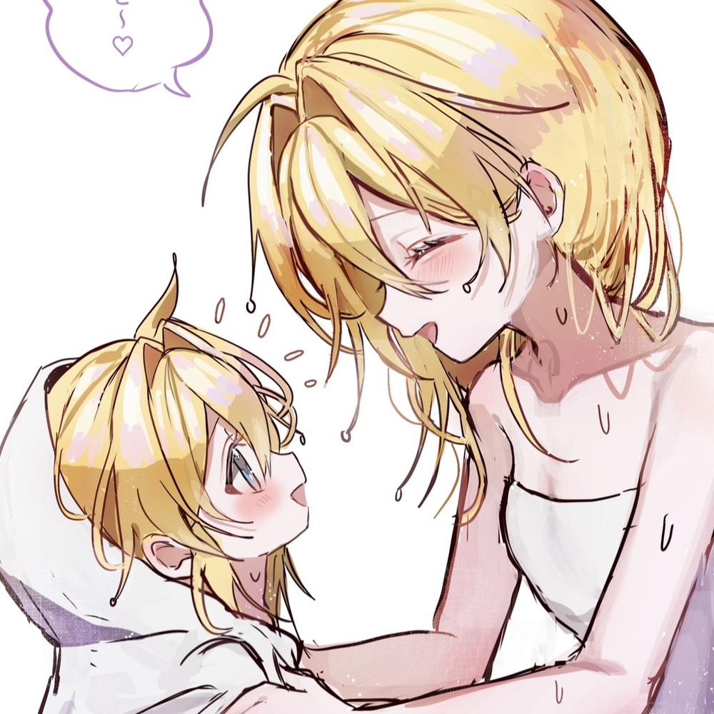 子持ち青パン