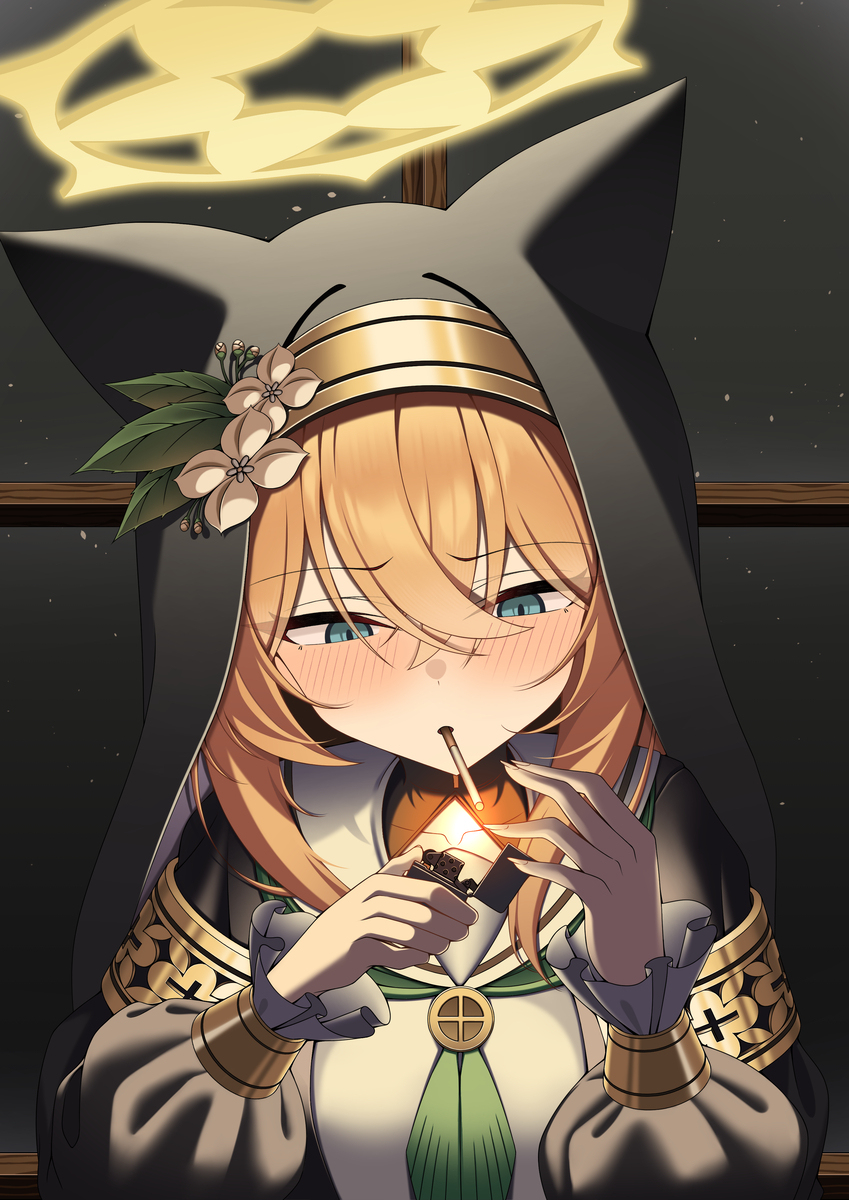 タバコを吸うマリー???