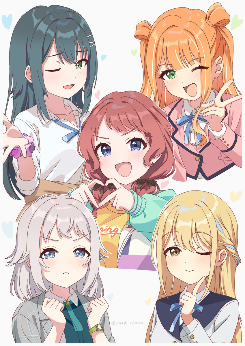 髪型変更1年1組??