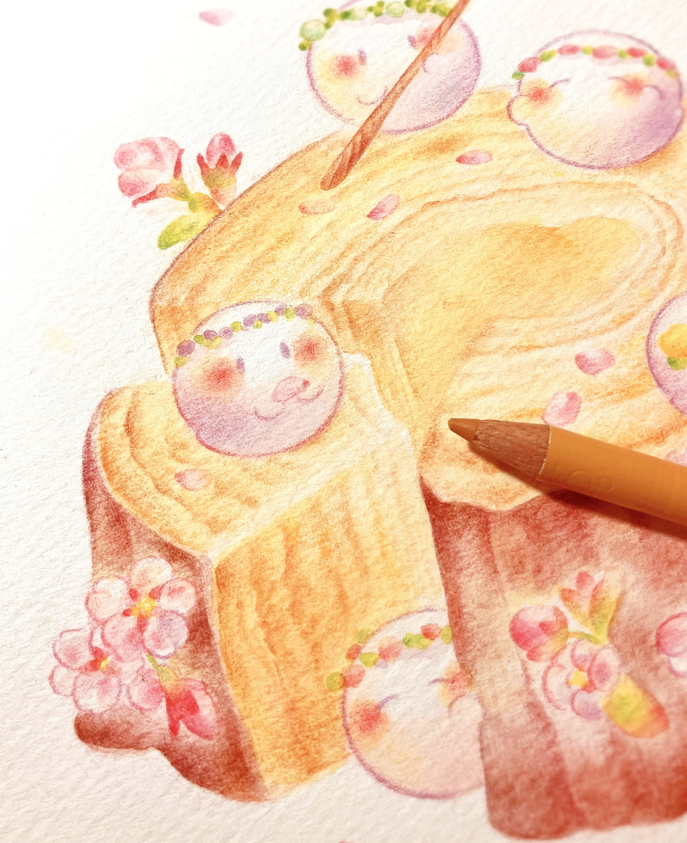 バウムクーヘン 桜の切り株仕立て
