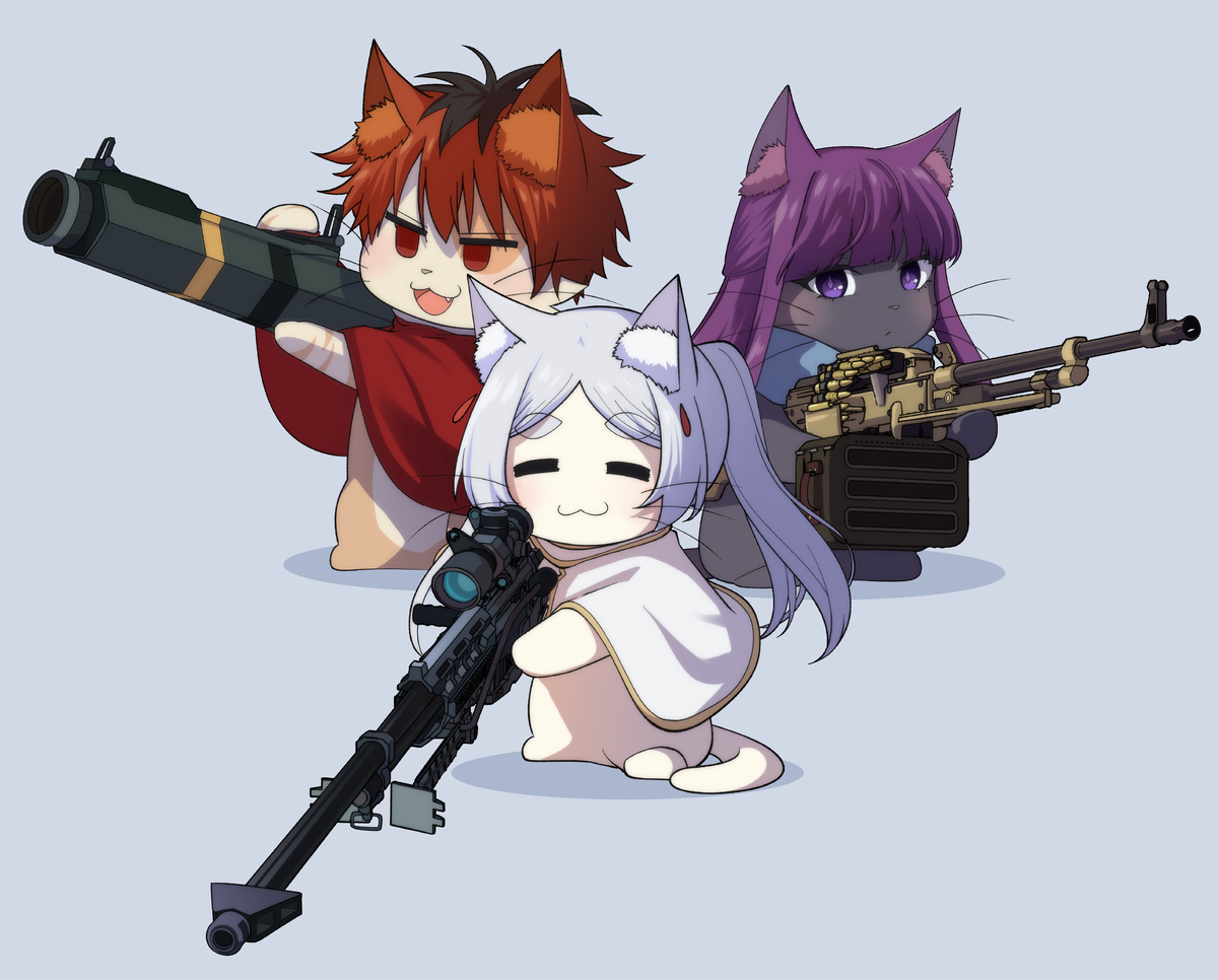 🐱🐱🐱 🔫🔫🔫