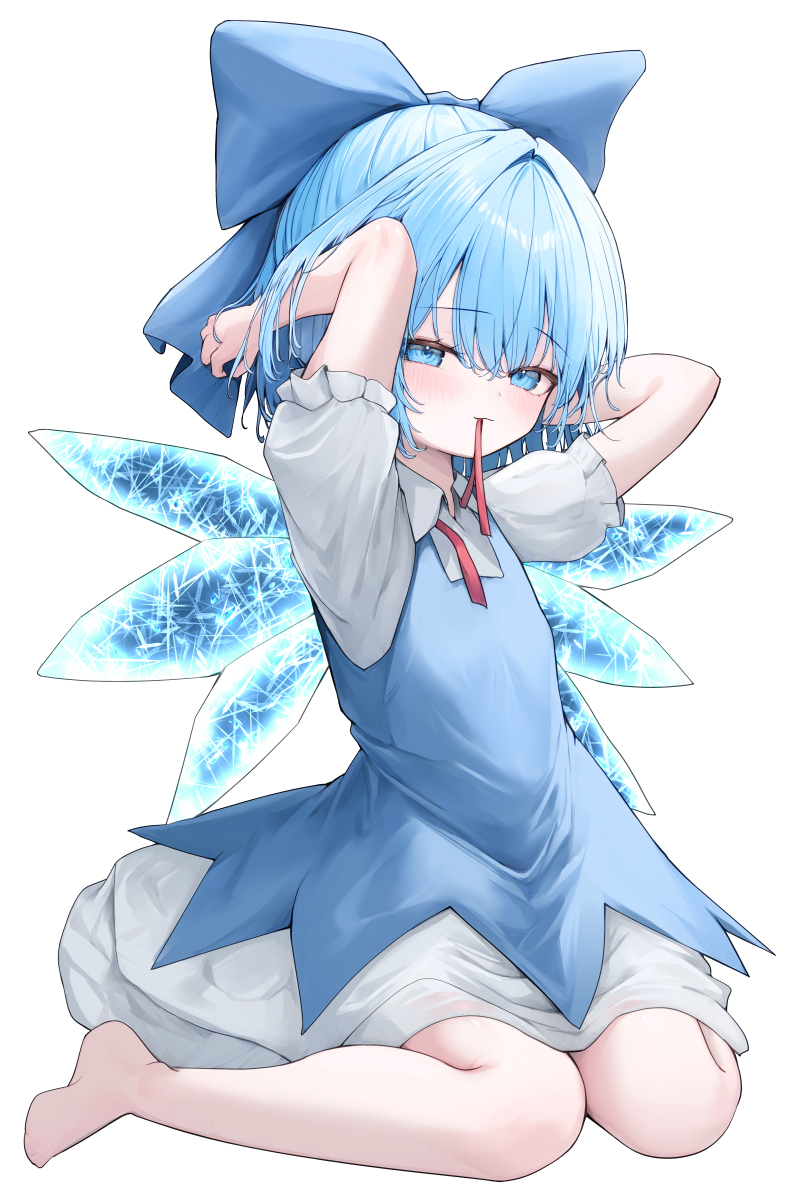 ぺた座りチルノ