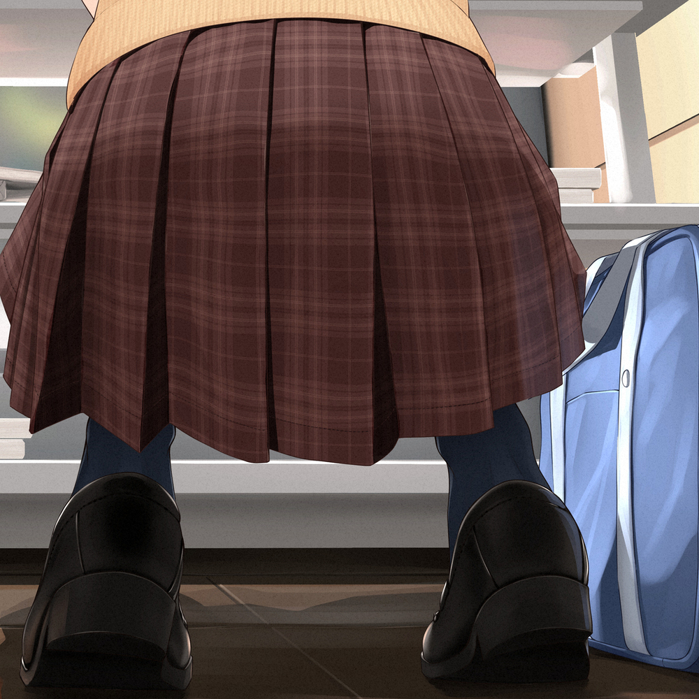 チョコアイドルをこっそり撮影
