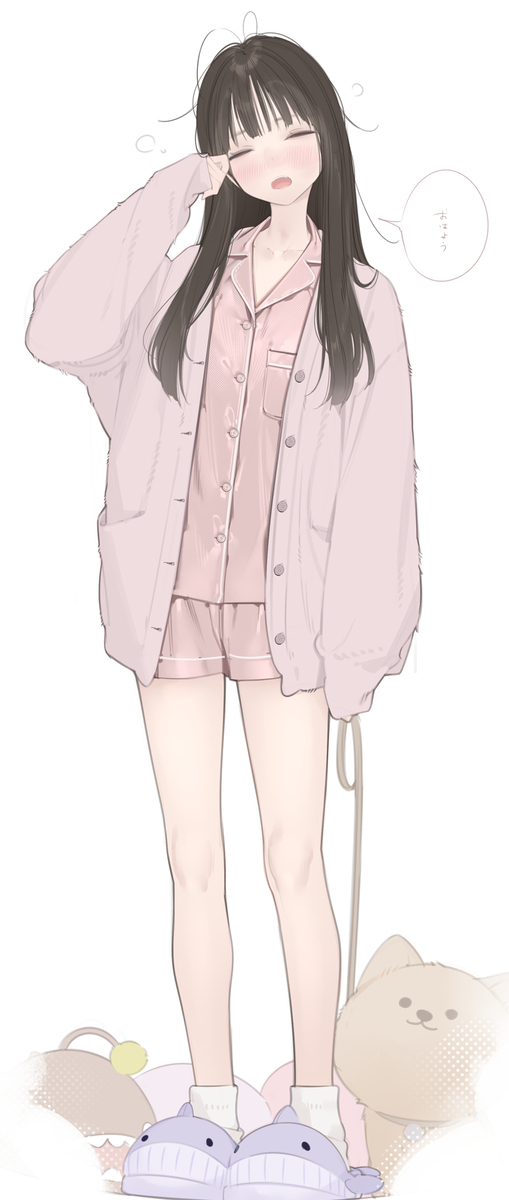 朝よわよわガール