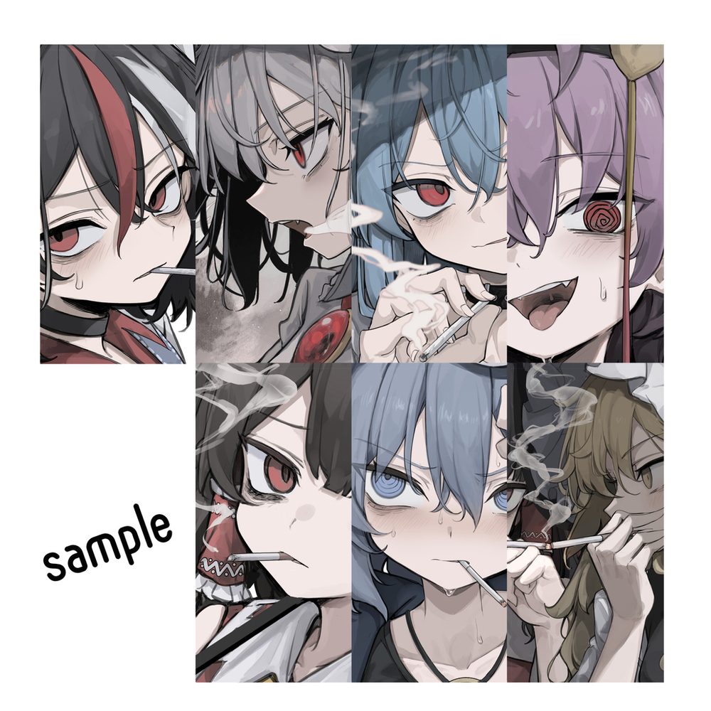 【例大祭22 新刊サンプル②】 smoke