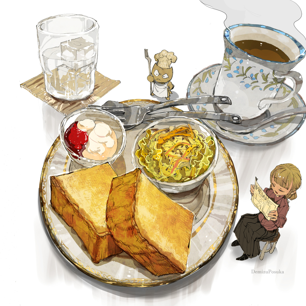 朝はパン