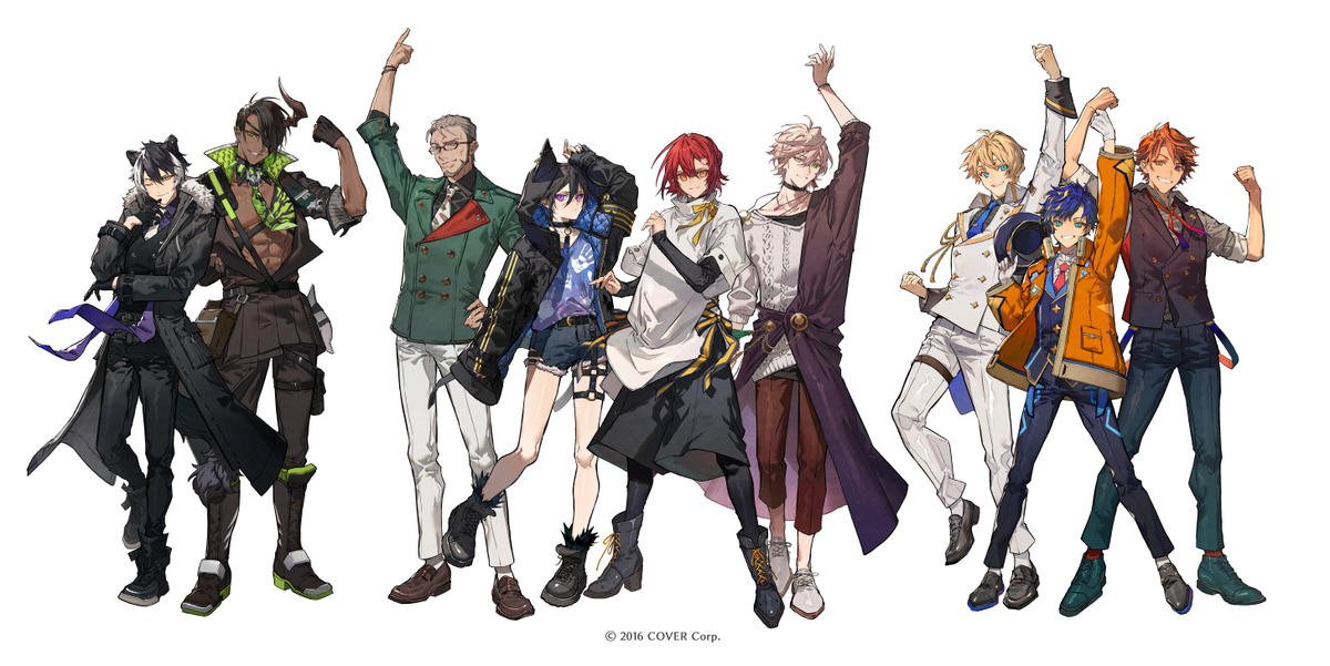 ホロスターズ三周年イラスト