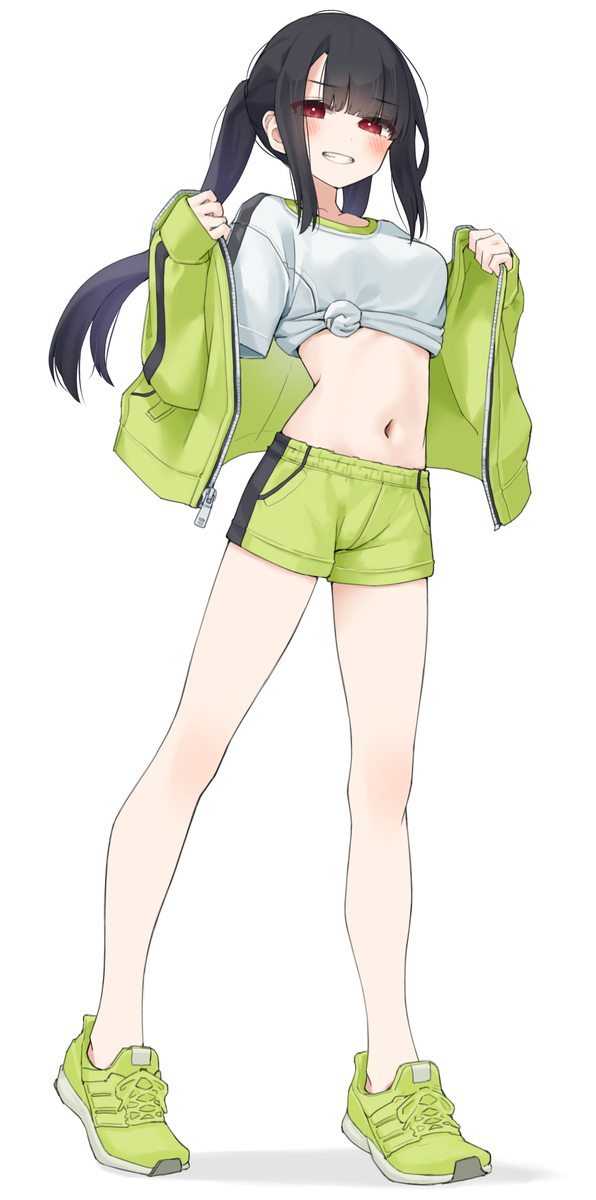 裾結びジャージちゃん