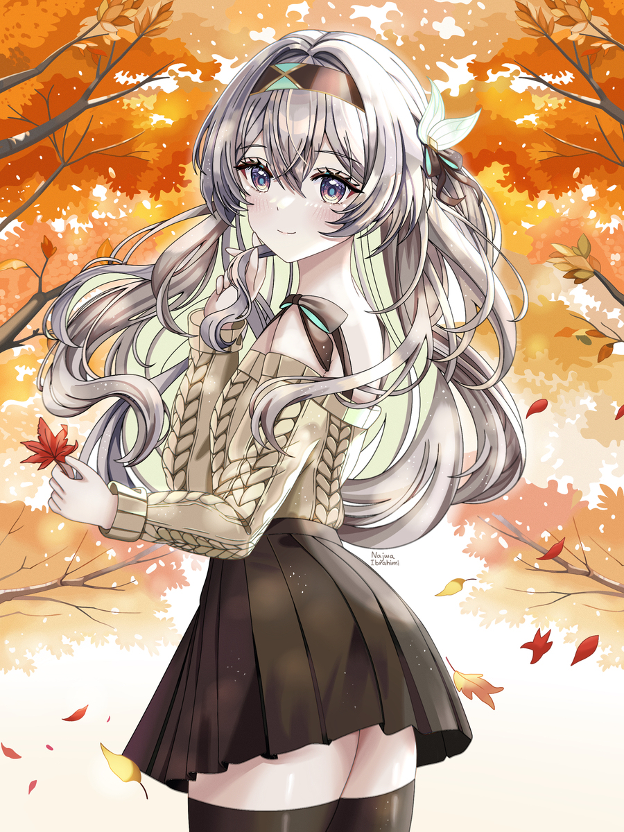 Firefly in autumn breeze