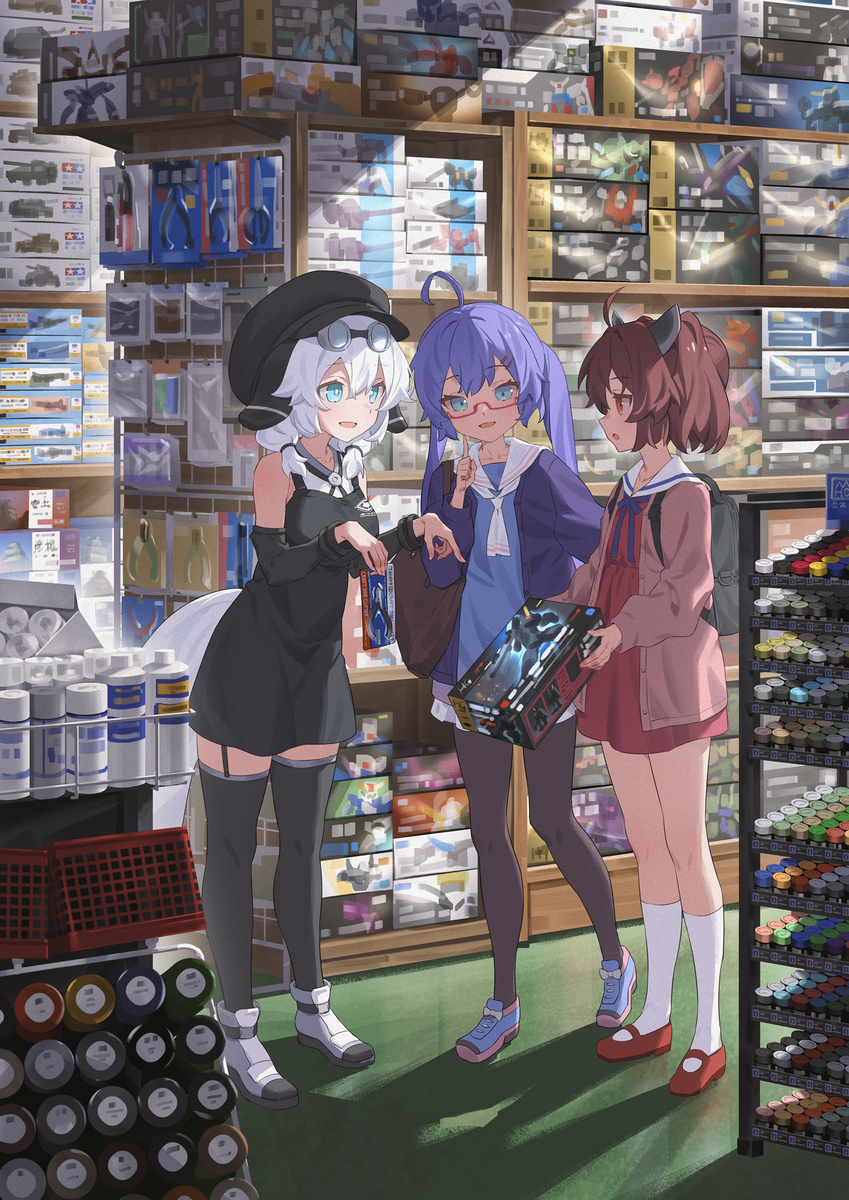 もち子さんの模型屋とウナきり