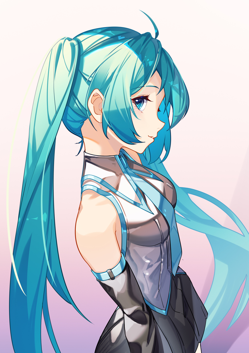 miku侧脸