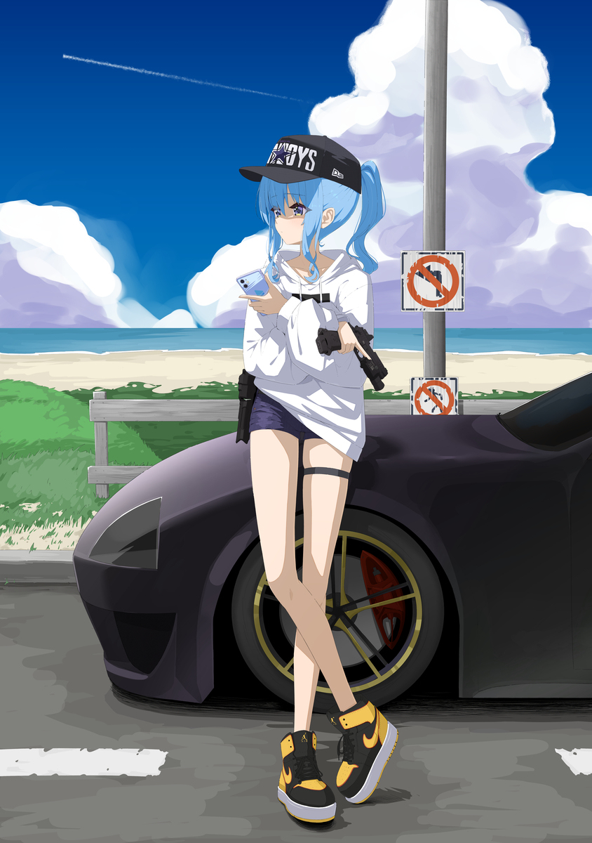 青