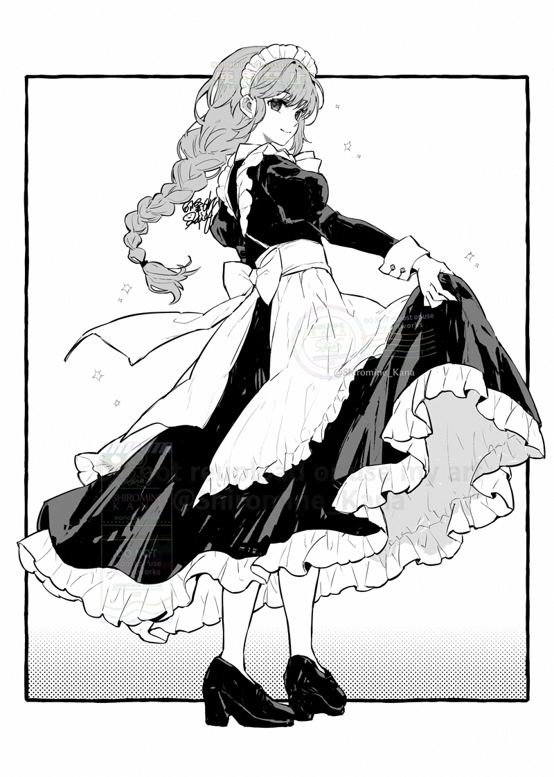 モノクロメイドさん