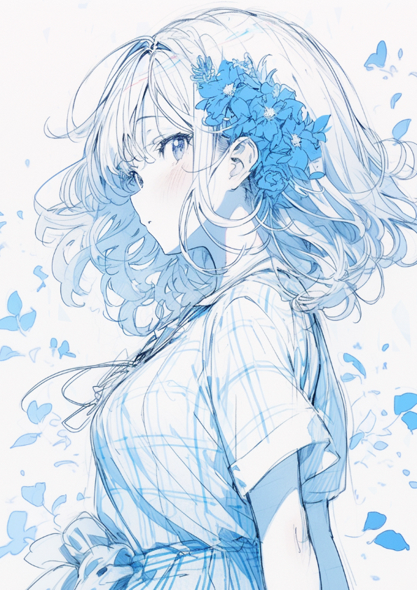 『blue flower』