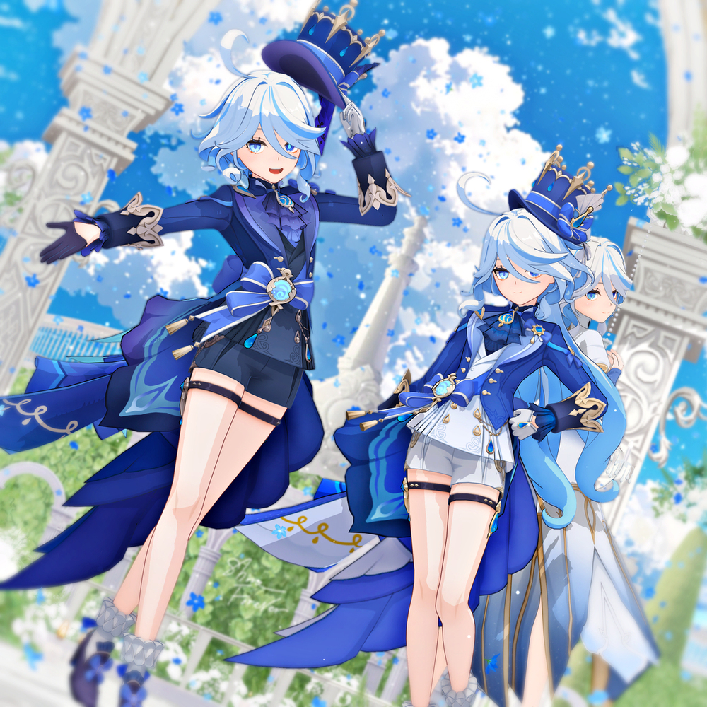 【原神MMD】フリーナさん、フォカロルスさん