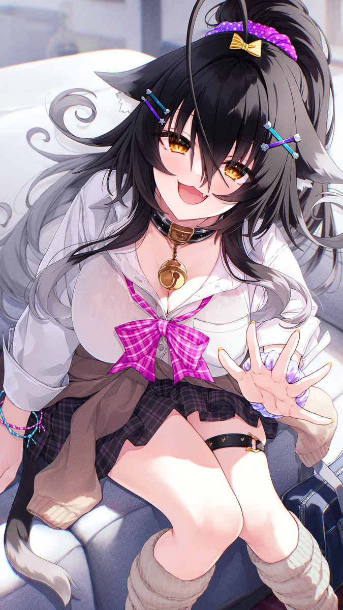 ギャルコスプレをして甘やかしてくれるせつなちゃん