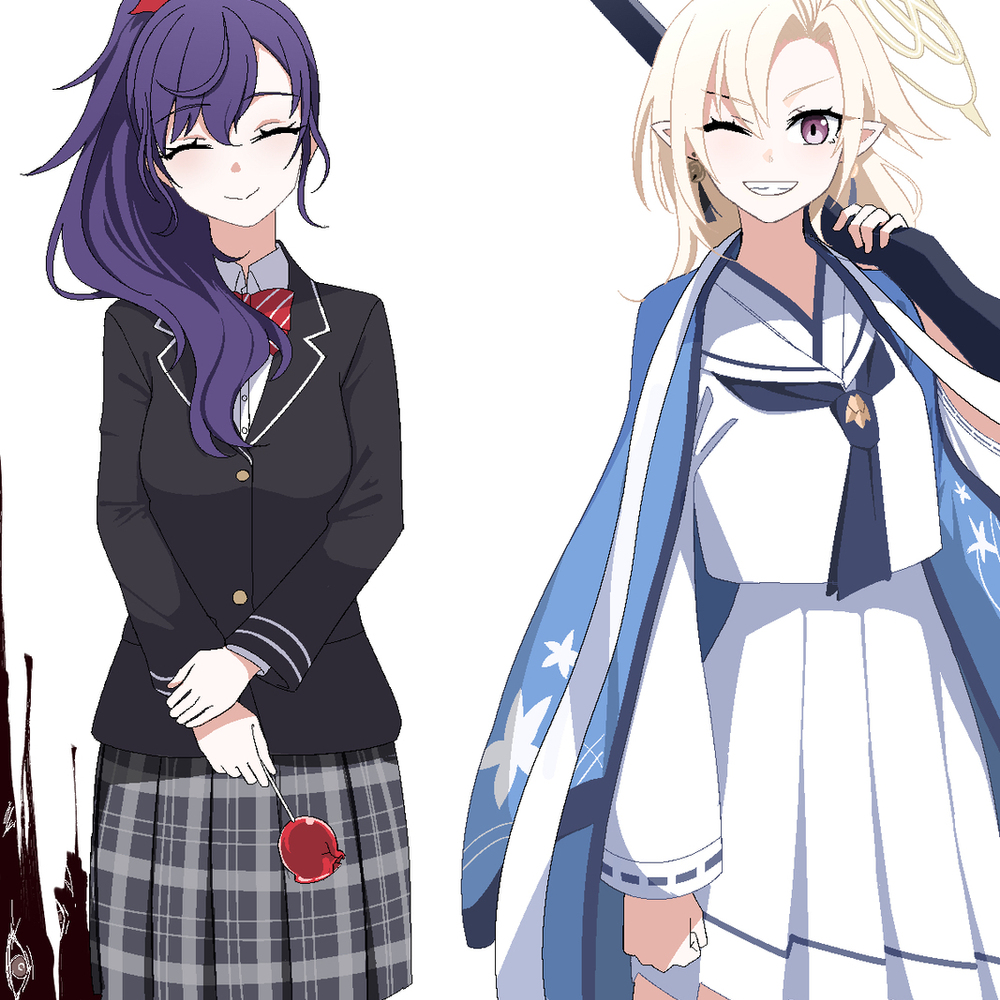 透き通るセカイ　朝比奈まふゆ＆七稜アヤメ