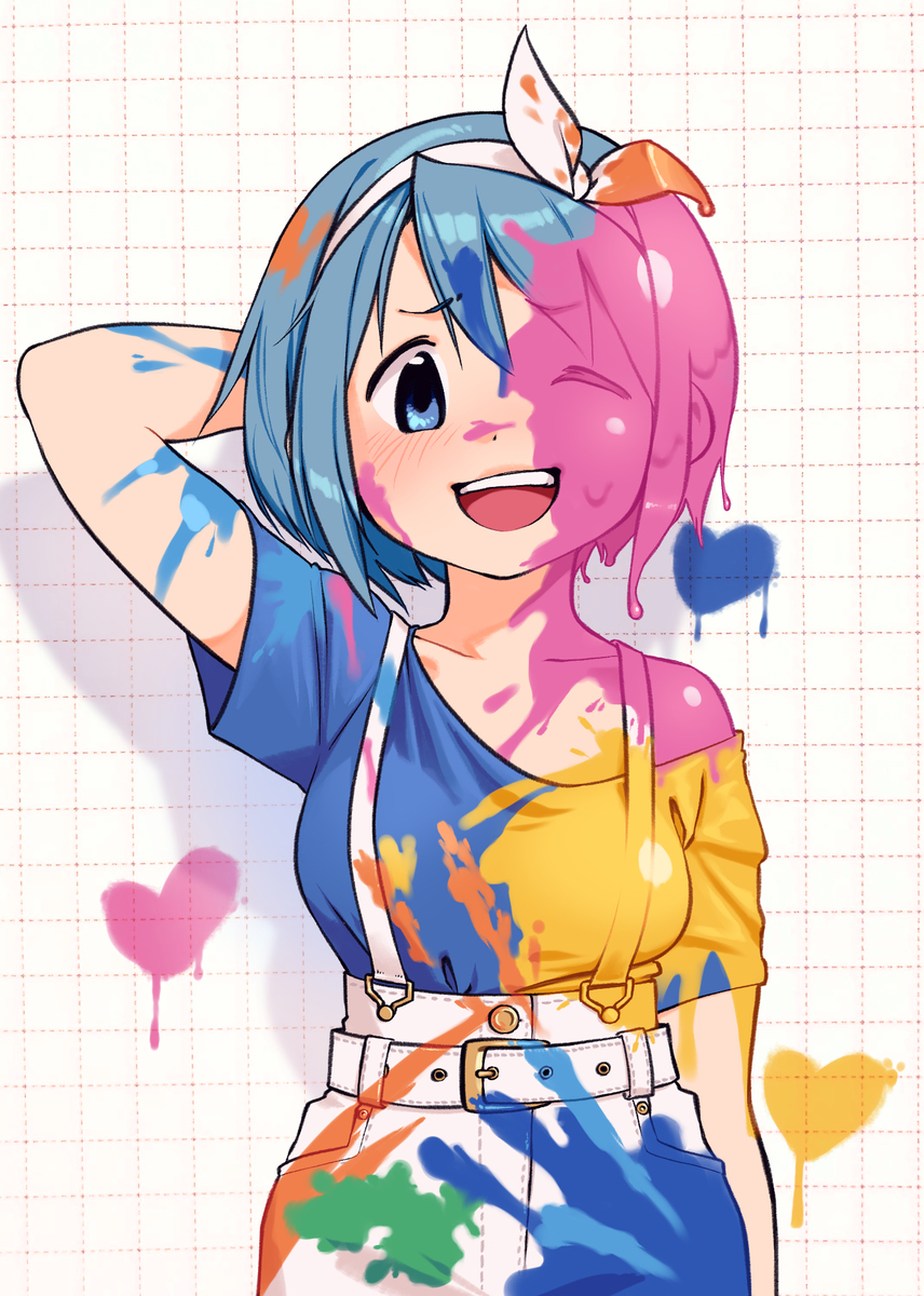 Enthusiastic painter, Sayaka~