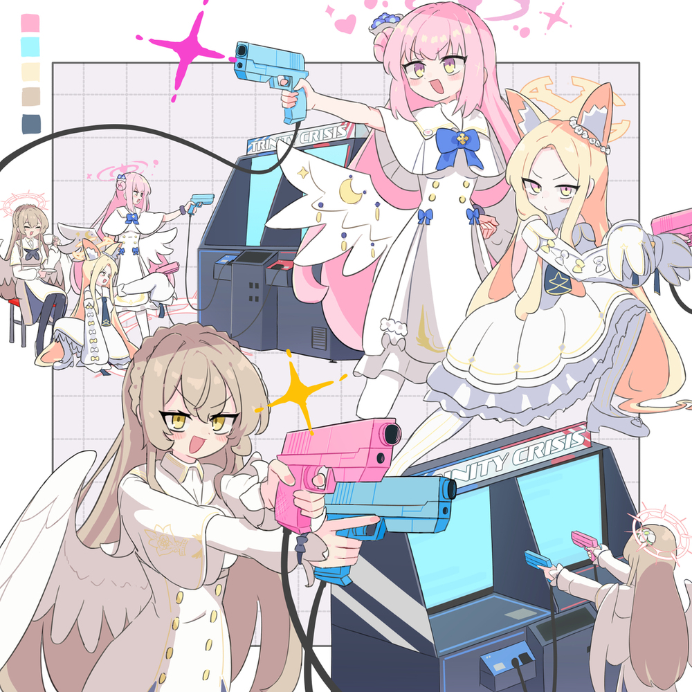 ゲームセンターで全力で遊ぶティーパーティー