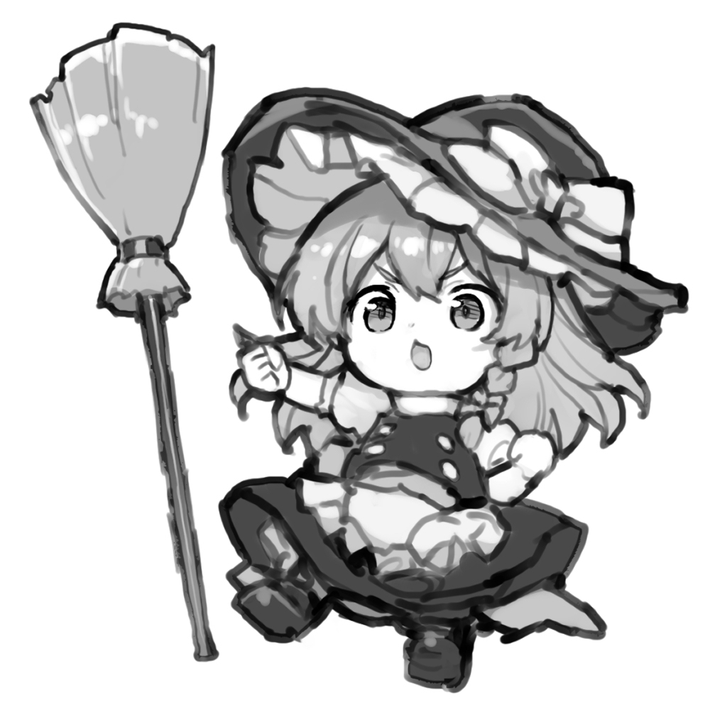 中デフォルメ魔理沙