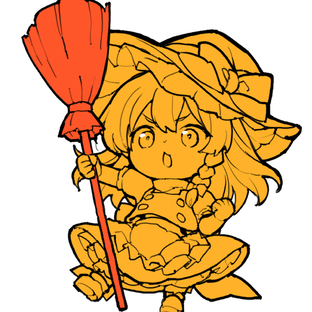 中デフォルメ魔理沙