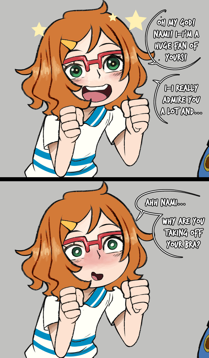 nami and her fan 01