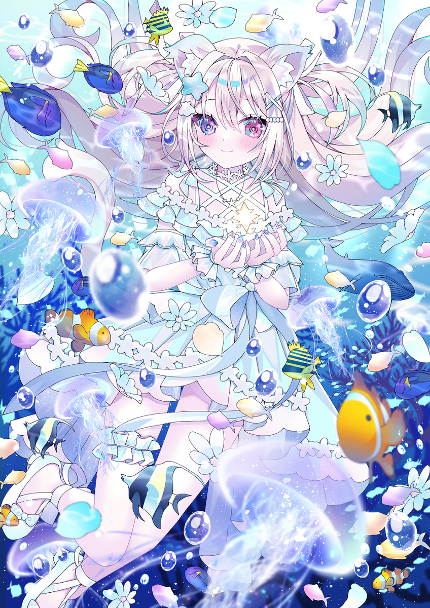 ねこみみオッドアイ🐳🐠💙