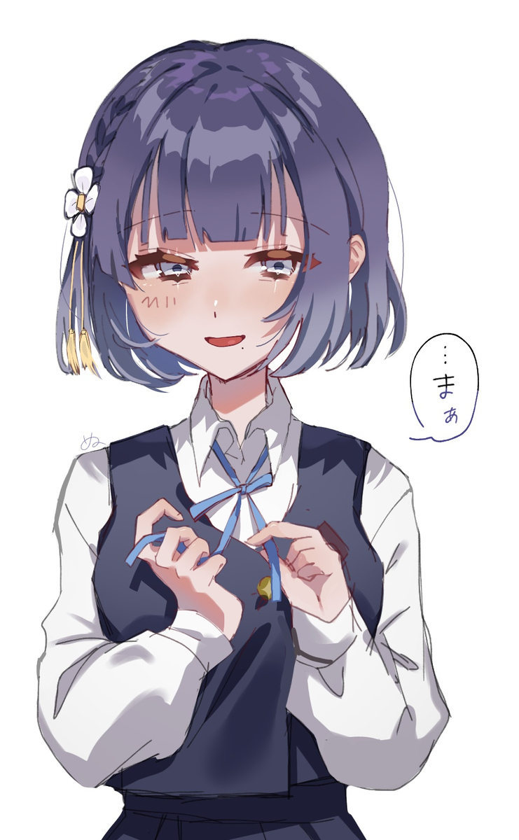 リボン解いてる美鈴