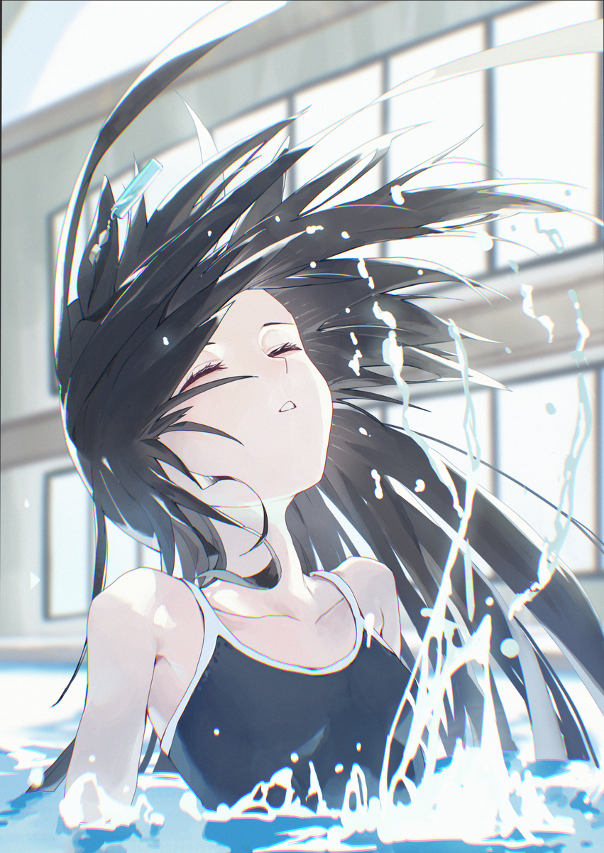 夏のプールトレーニング