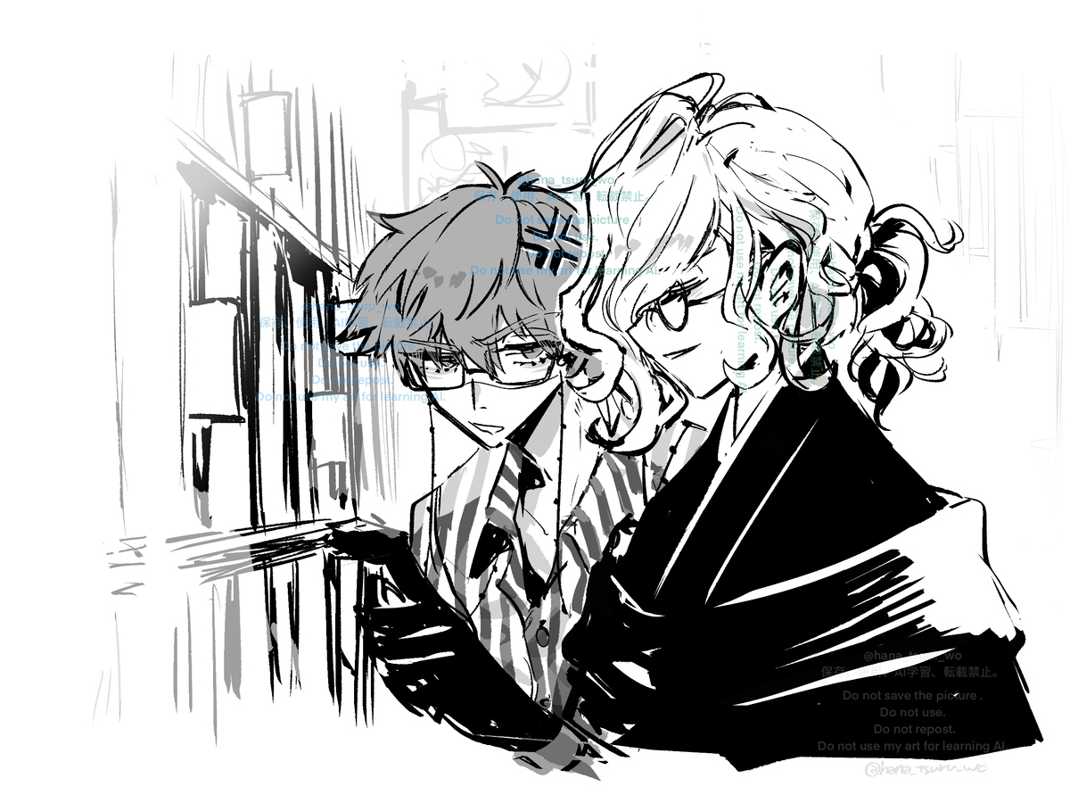 【skeb】大人アンデルセンとエドモン・ダンテス