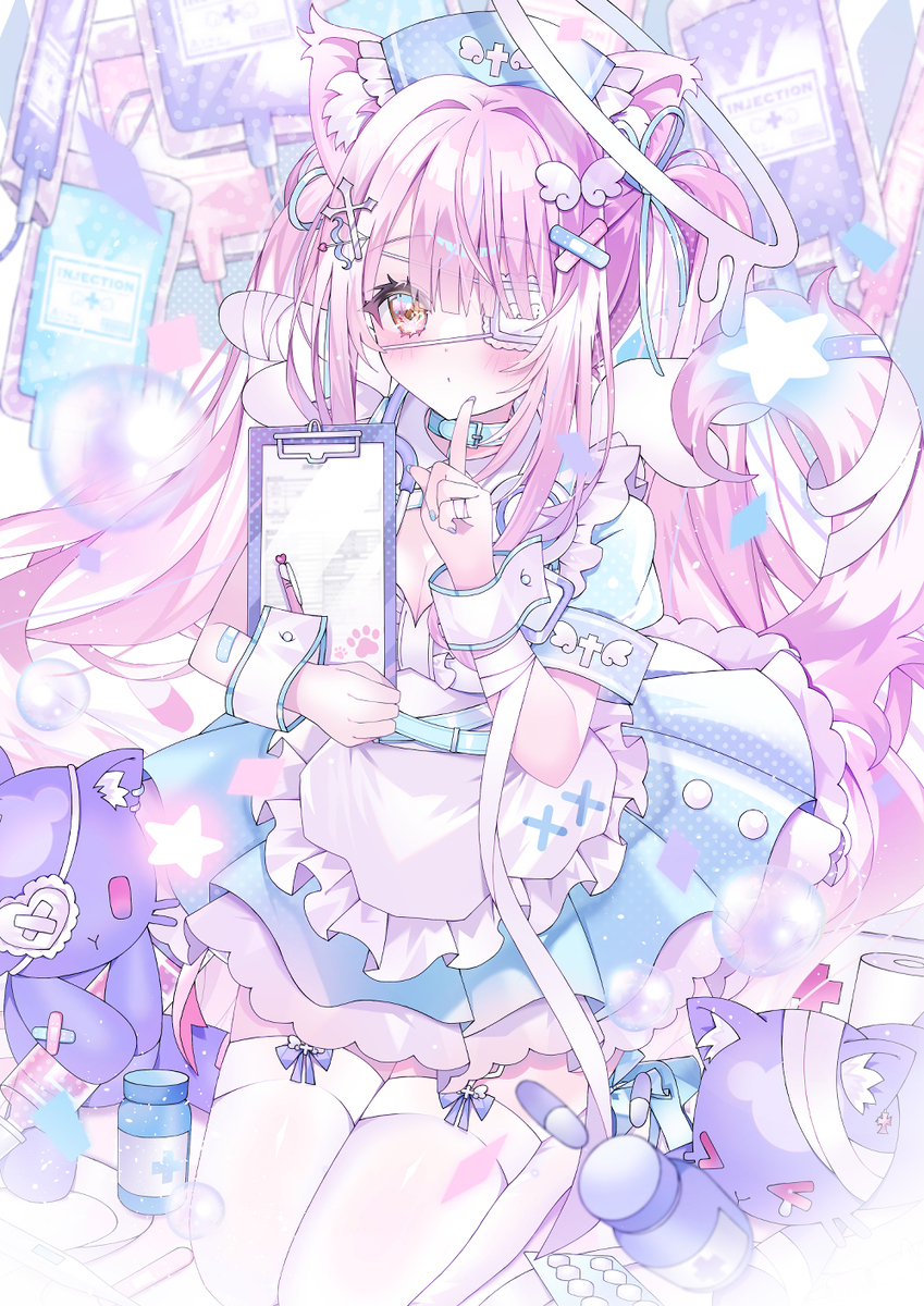 眼帯ナースちゃん🩷🩵