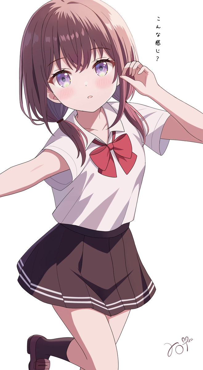 自撮りが不慣れな子