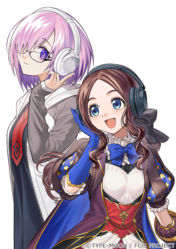 FGO ソニーヘッドホン＆ウォークマンコラボ 販促イラスト
