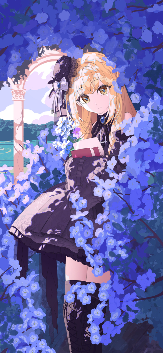 花丛中