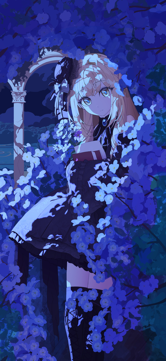 花丛中