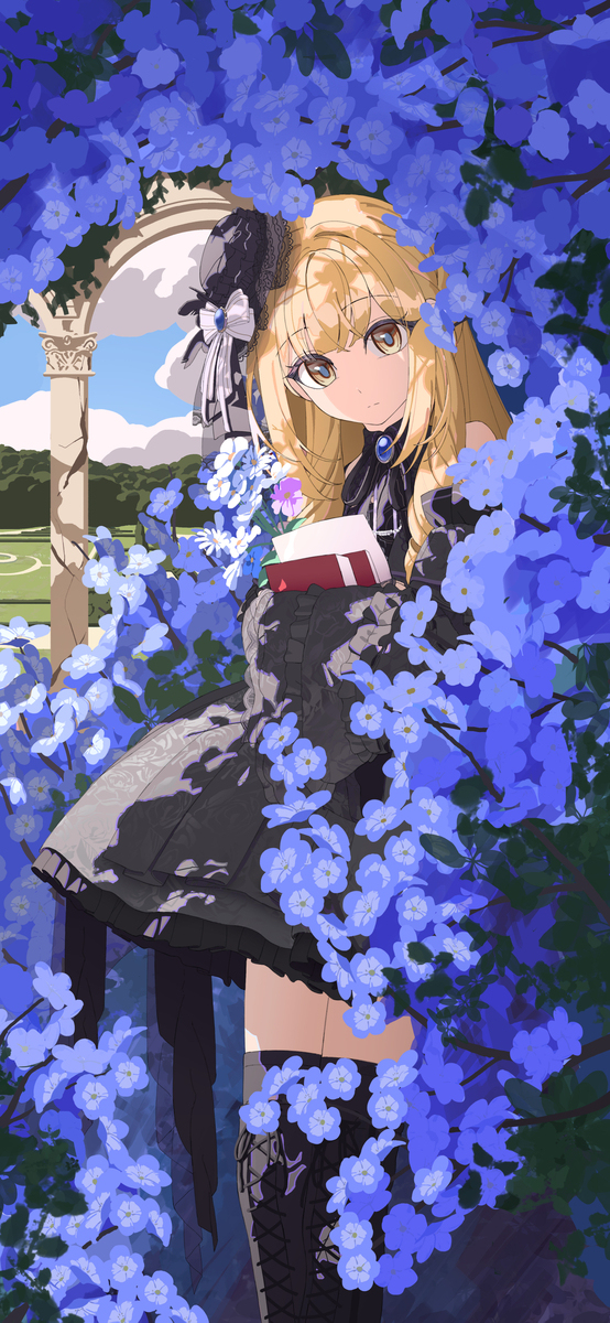 花丛中