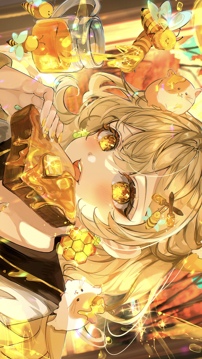 【ハニートースト🍯×ハムスター🐹✨️】