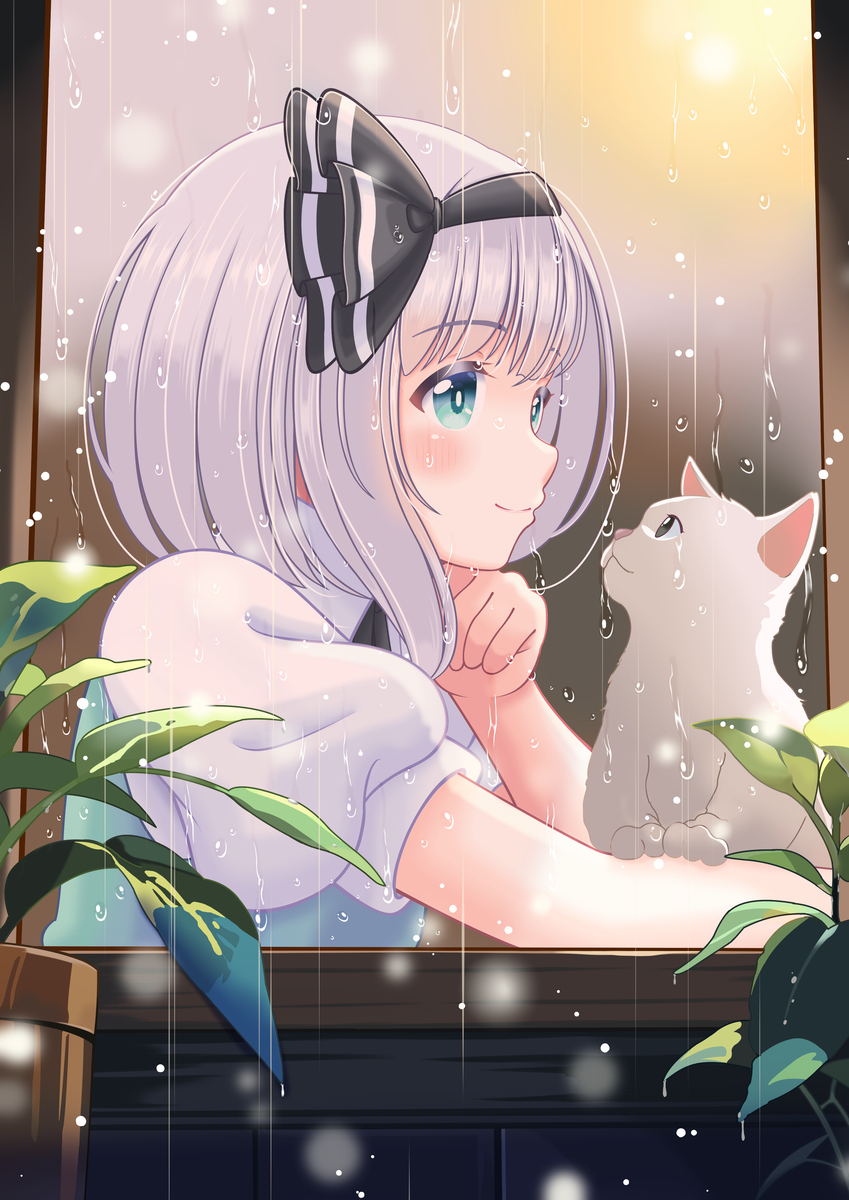 妖夢ちゃんと梅雨の日