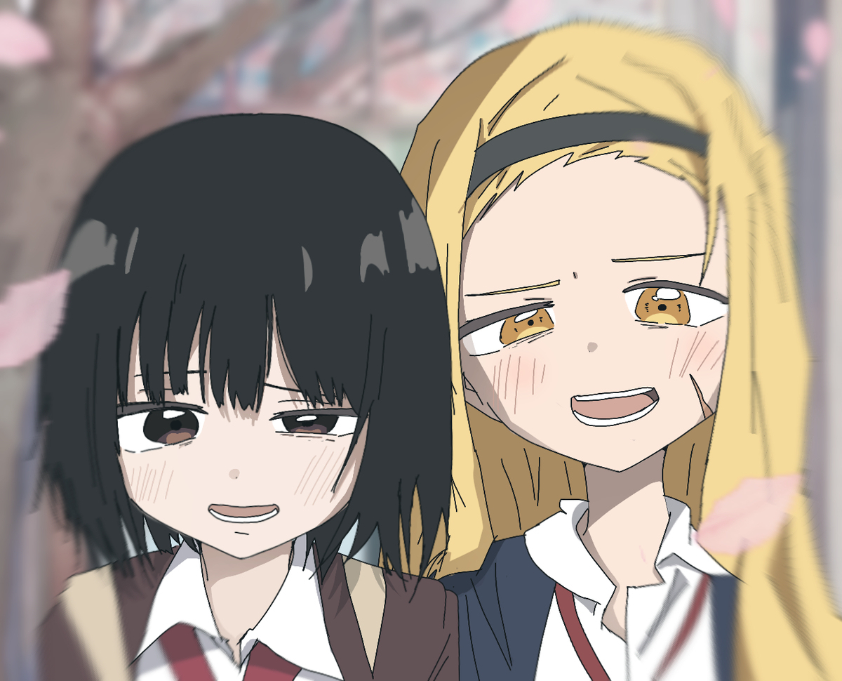 高校生のしずかちゃんとまりなちゃん