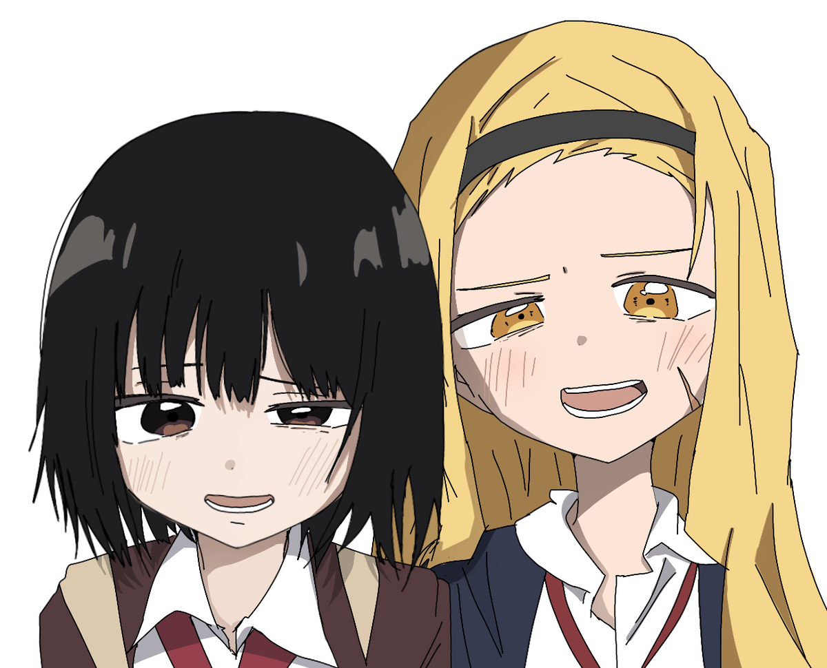 高校生のしずかちゃんとまりなちゃん