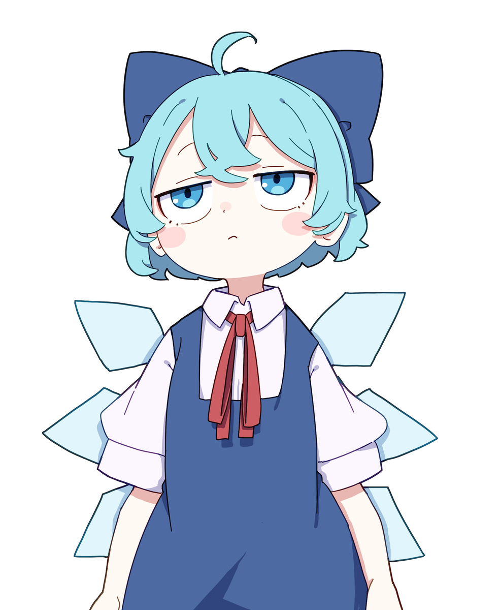 やる気がなさそうなチルノ