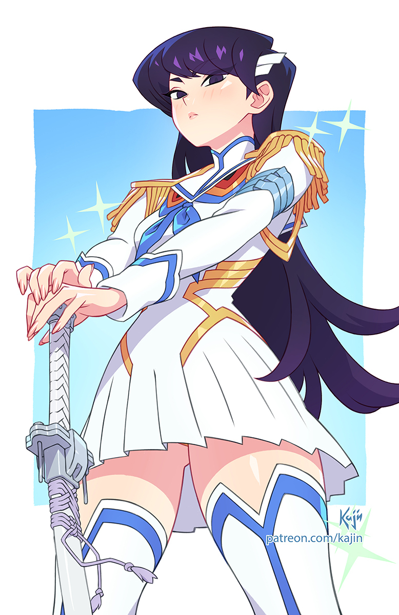 Komi-san in the comiket