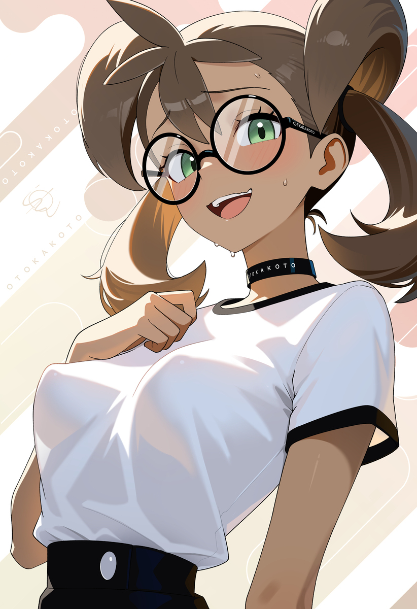 You like my glasses?! thank you∿