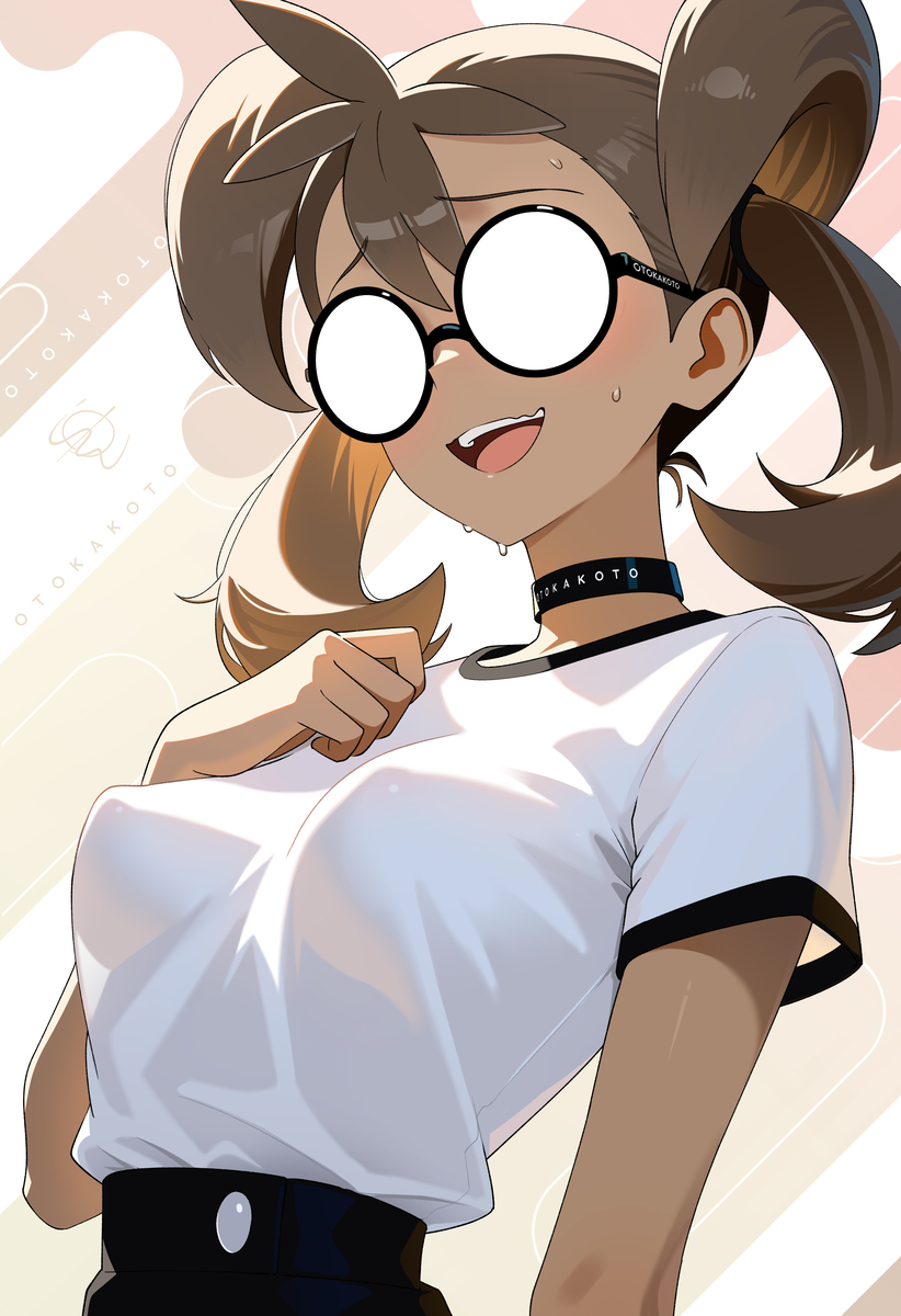 You like my glasses?! thank you∿
