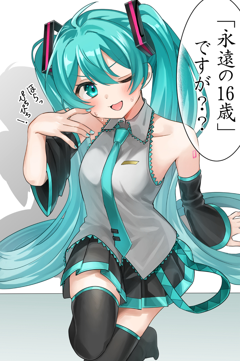 ミクさん誕生日おめでとう！今いくつ？