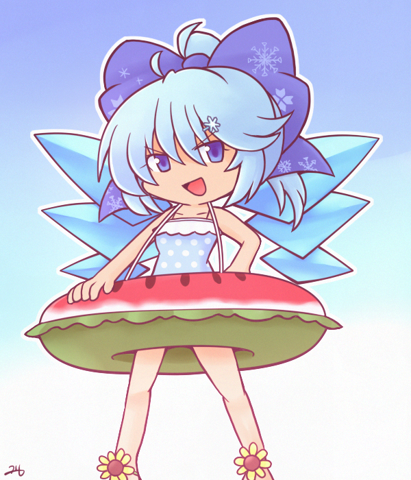 水着チルノ