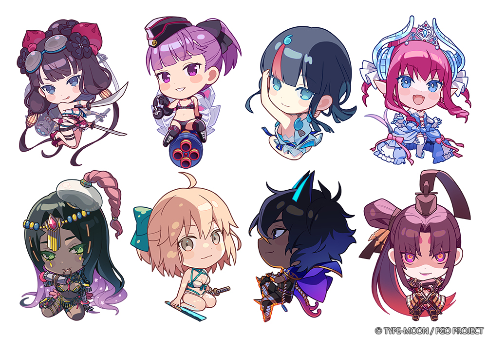 【FGO】最終再臨展ミニキャライラスト